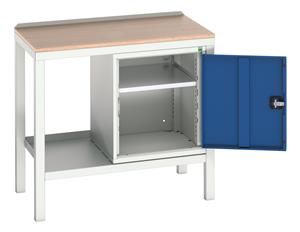Verso 1000x930 Static Work Bench M 1 x Cupboard Verso Welded Work Benches for production areas 33/16922603.11 Verso 1000x930 Static W Ben M 1xCupd.jpg